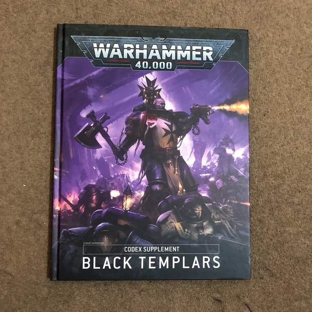 Spiele Workshop Warhammer Codex Ergänzung: Schwarze Templer 40K Space Marines