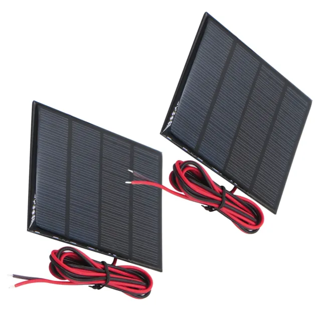2Pcs Solar Panel Small Cell Module Epoxy Charger Kit Solar Part For Cellphones F