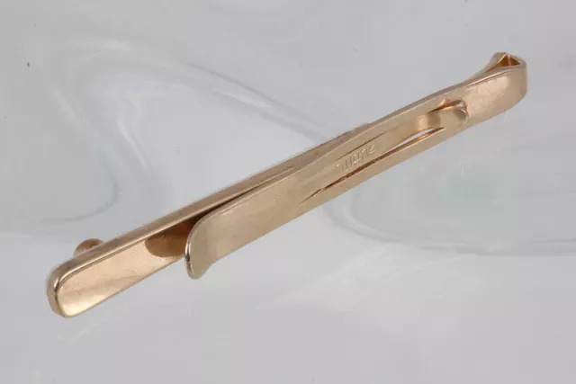 Clip De Barre De Cravate Swank Goldtone 6709 2