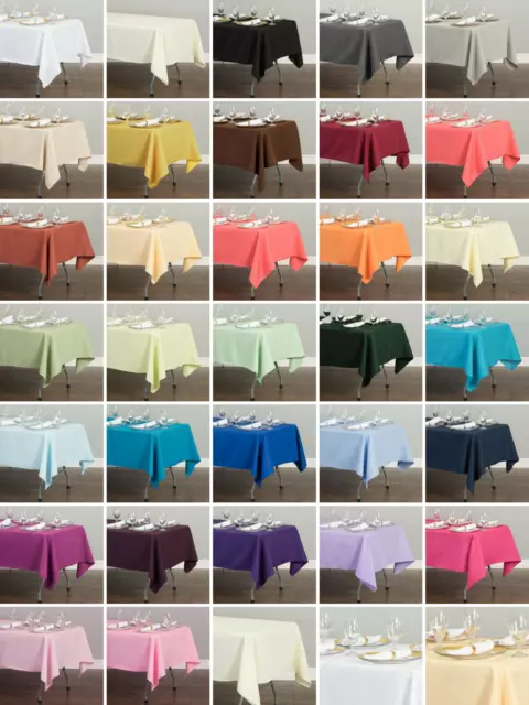 LinenTablecloth 60 x 102 in Rectangular Polyester Tablecloth Wedding Event Party