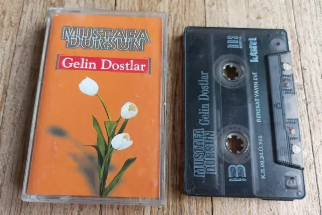 Mustafa Dursun -  Gelin Dostlar Cassette Audio Tape Turkish Turkyie Folk