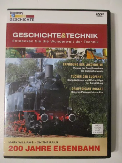 DVD "200 Jahre Eisenbahn" Teil 1  Geschichte & Technik