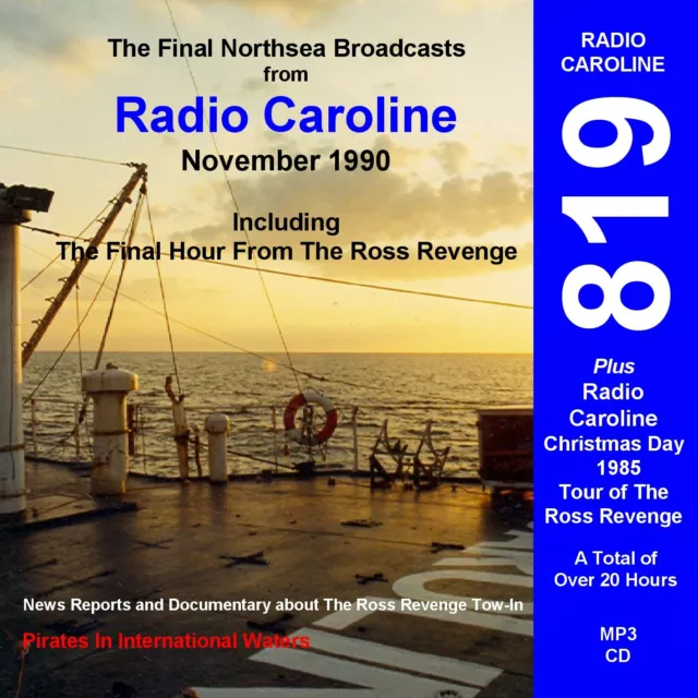 Pirate Radio Caroline The Final Northsea Transmissions Listen In your car