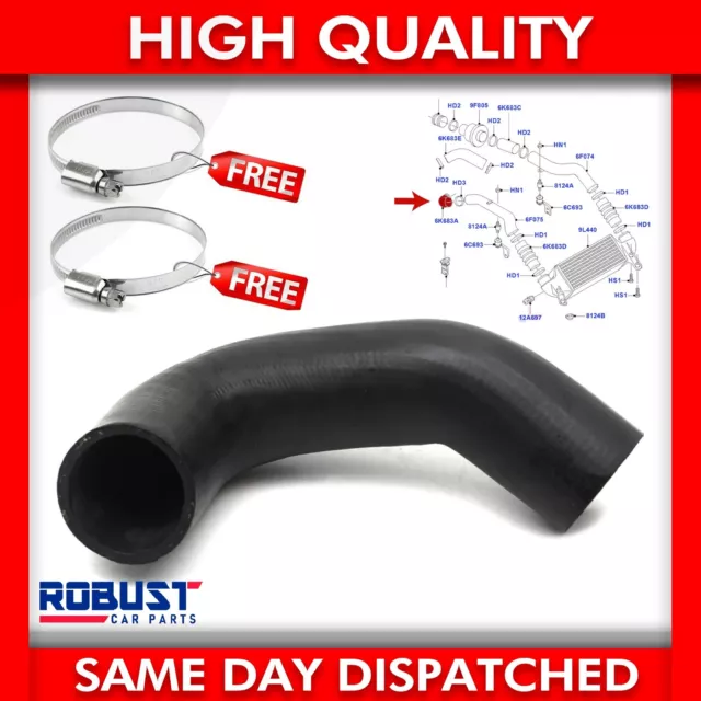 EGR INTERCOOLER TURBO HOSE PIPE FOR FORD TRANSIT CONNECT 1.8 TDCi 5050743