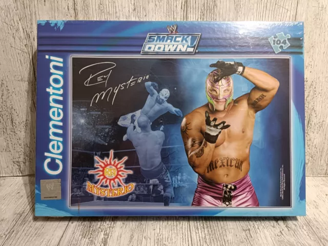 Clementoni Rey Mysterio Jigsaw Puzzle WWE Smackdown 2005 new sealed rare