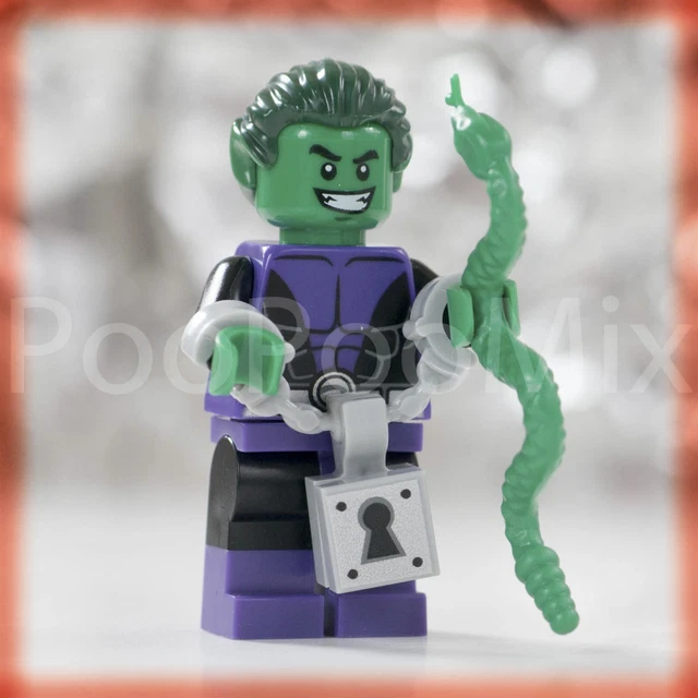 NEW LEGO SH198 Beast Boy Minifigure Extras 76035 Jokerland