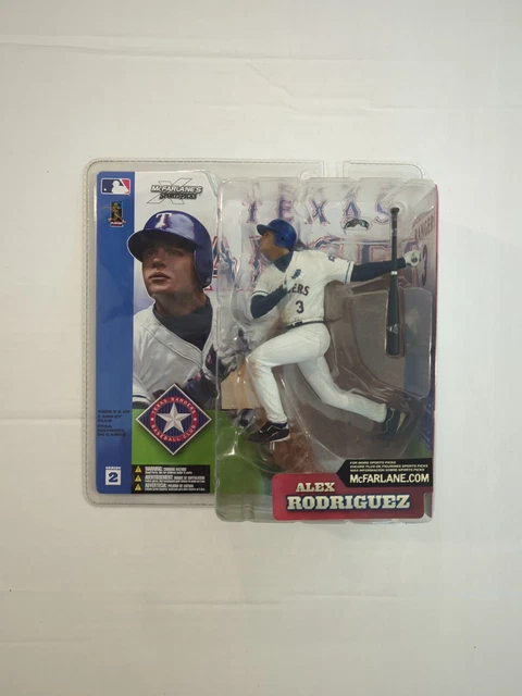 2003 MCFARLANE MLB Series 8 Alex Rodriguez Texas Rangers Misb