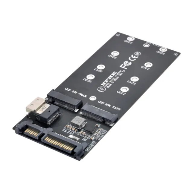 SFF-8654 to U2 Kit NGFF M-Key to Slimline SAS NVME PCIe SSD SATA Adapter