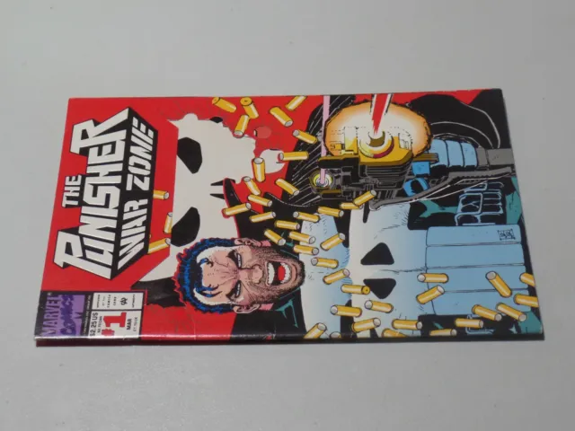 The Punisher War Zone #1 Marvel Comic Book 1992 Die-cut Window Front Cover 9725 3