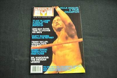 Hulk Hogan Housse ! Hogan Lutte Eye Revue Août 1991 F-Vf 