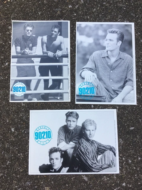 BEVERLY HILLS 90210 Photo Lot 5x7 Jason Priestley, Ian Ziering, Luke Perry 1991