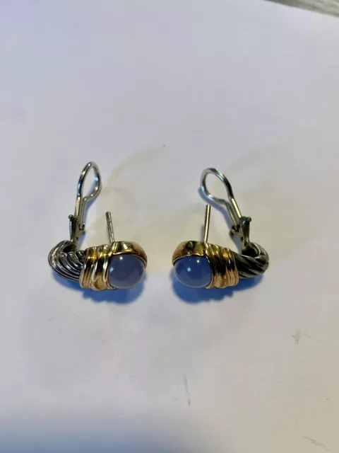 John Hardy Or Jeffrey Levin ?  Earrings.  18k/925.