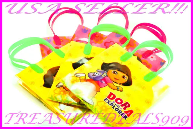 18 Pc Dora The Explorer Goodie Gift Bags Party Favors Candy Treat Birthday Bag