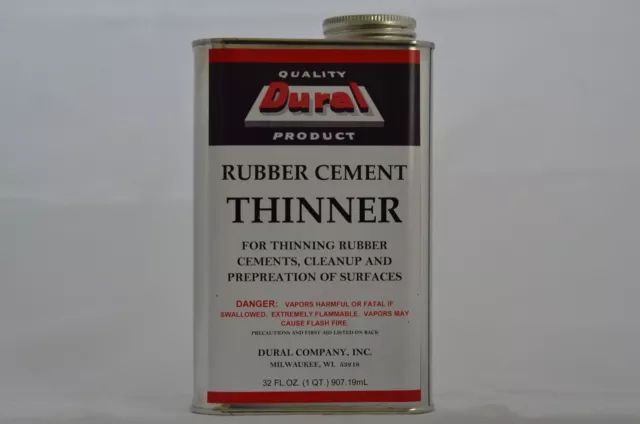 Dural Rubber Cement Thinner 2 gals - 8 quarts no CA