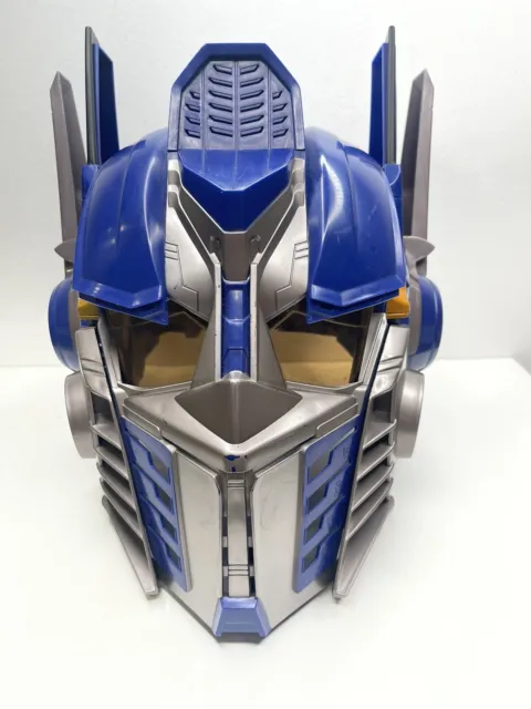 Optimus Prime Talking Helmet Voice Changer 2007 Hasbro Toy Working AutoBot