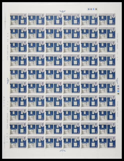 1970 British Rural Architecture (Cottages) 1s Complete Sheet UNMOUNTED MINT/MNH