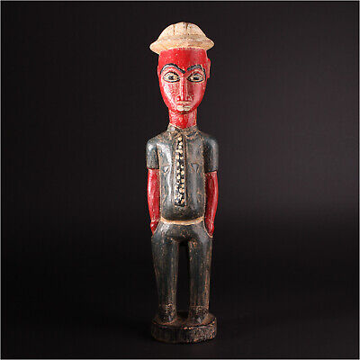 11708 Old Baule Fetish Ahnen Figure Ancestor Colon Ivory Coast
