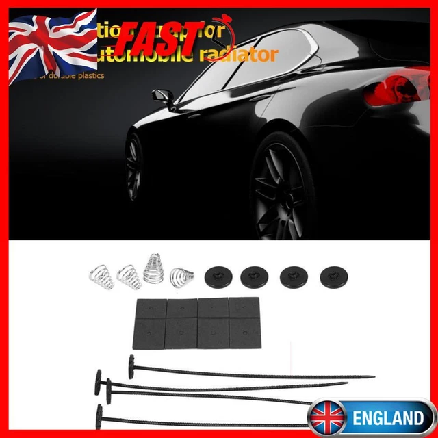 1 Set Car Electric Radiator Oil Coolers Fan Mounting Kit Ties Straps Universal
