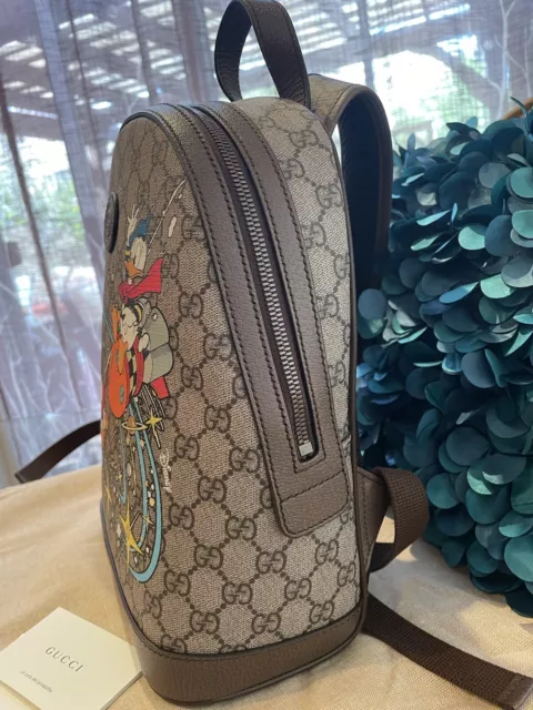 Gucci backpack cheap donald duck