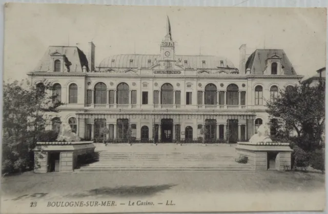 Boulogne On Mer 62 CPA le Casino Good Condition