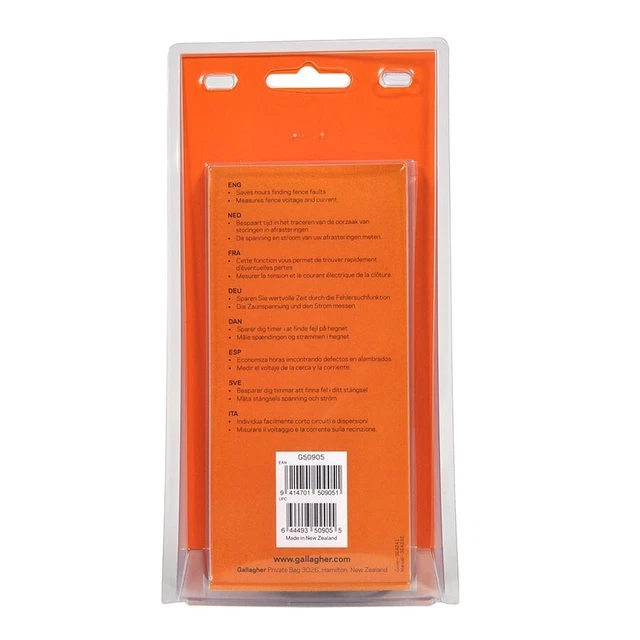 GALLAGHER FAULT FINDER Voltage Tester LED Electric Fencing Premium Line