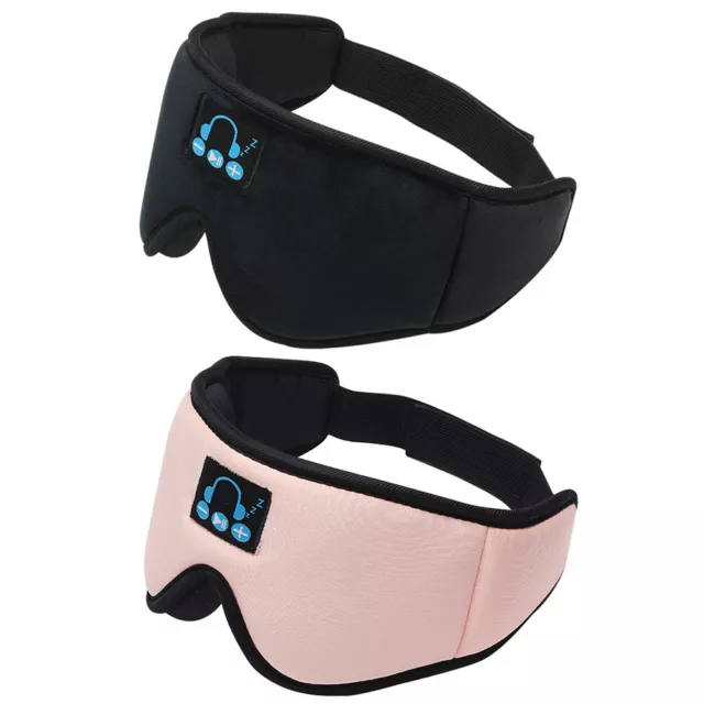 Sleeping Headphones Headband 3D Sleep Eye Mask Cover for Side Sleepers