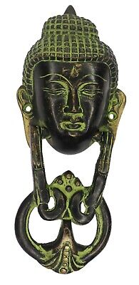 Buddha Face Shape Victorian Style Handmade Brass Door Knocker Home Décor Figure