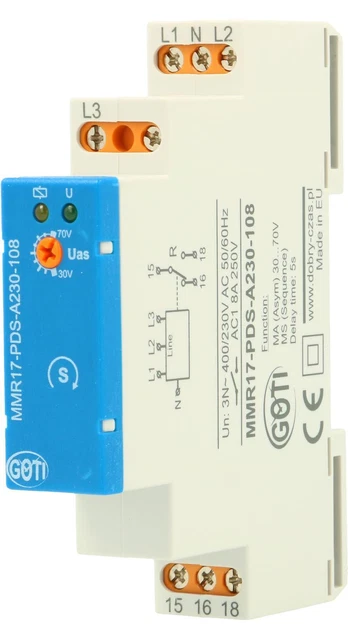 Phase sequence and phase loss sensor MMR17-PDS-A230-108 /#G A17 0256