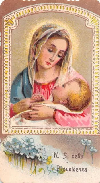 OLD nice italy rare Holy cards from 1950" H6228 " holy maria