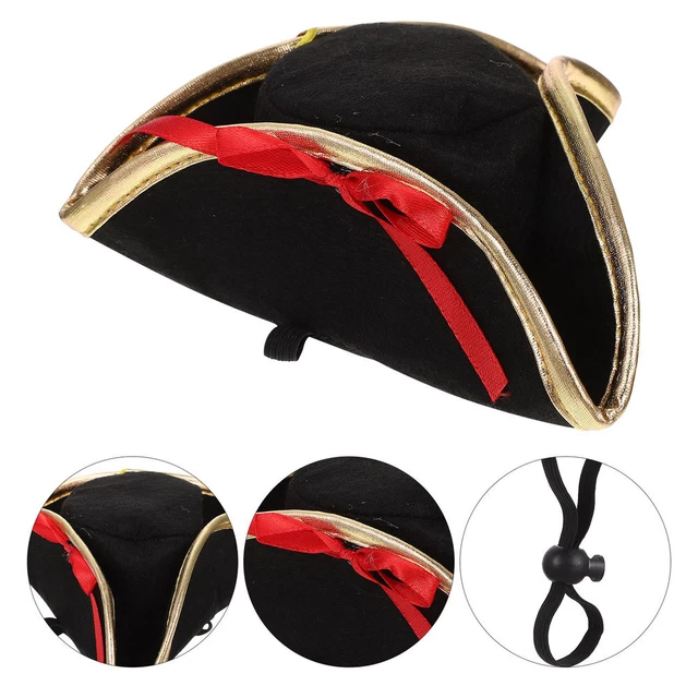 Mascota Divertido Sombrero Halloween Pirata Cosplay Disfraz Pirata Capitán Sombrero