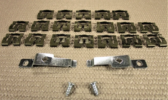 1971-1974 Dodge Challenger Plymouth Barracuda Cuda Rear Window Molding Clip Set