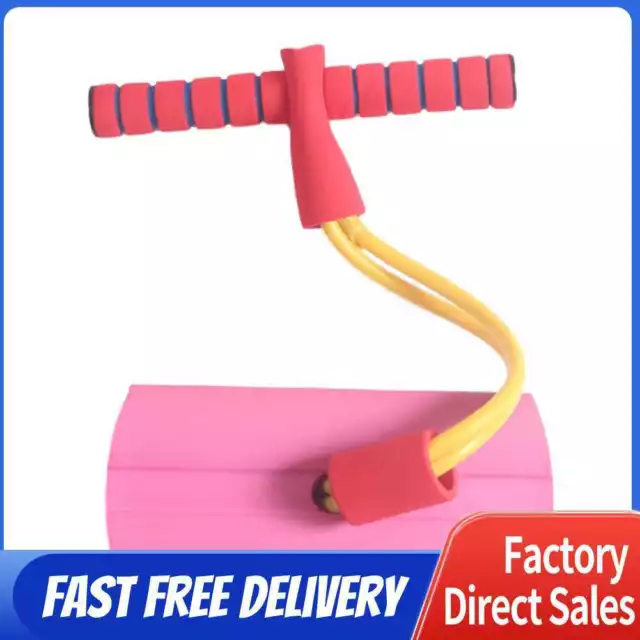 Children Foam Frog Jumping Toys Jumper Bounce Sense Kid Pogo Stick (Pink)