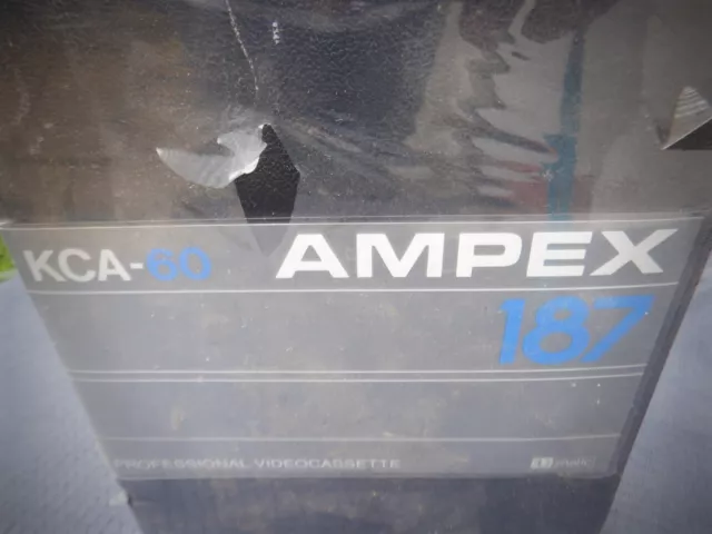 AMPEX 187 Series KCA-60 U Matic Professional Videocassette NOS 2