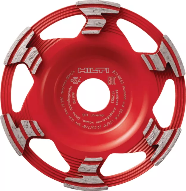 Disque Diamant à Surfacer Poncer HILTI DG-CW 125 SPX 2238589 Diamond Cup 5" Neuf