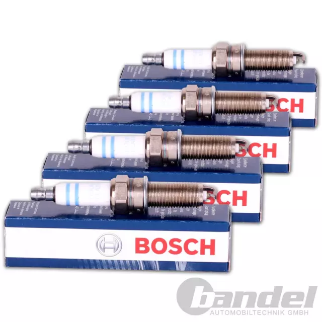 4 BOSCH ZÜNDKERZE DOPPELPLATIN passend für BMW 1+2+3+4+5er F10 X1 X3 X4 X5 Z4