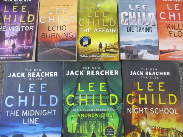 Lee Child Novels Paperbacks & Hardcover Large Selection Combined Shipping