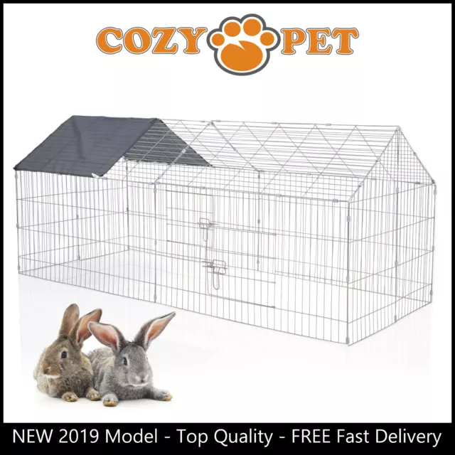 Cozy Pet Rabbit Run Play Pen Guinea Pig Playpen Chicken Puppy Cage Hutch RR10