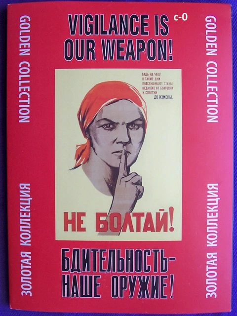 RUSSIAN POLITICAL POSTERS “c” Select one* Chatter and gossip help the