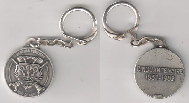 Porte-clés Vintage FFF - Cinquentenaire Coupe De France 1917-1967 - Collector Foot Français