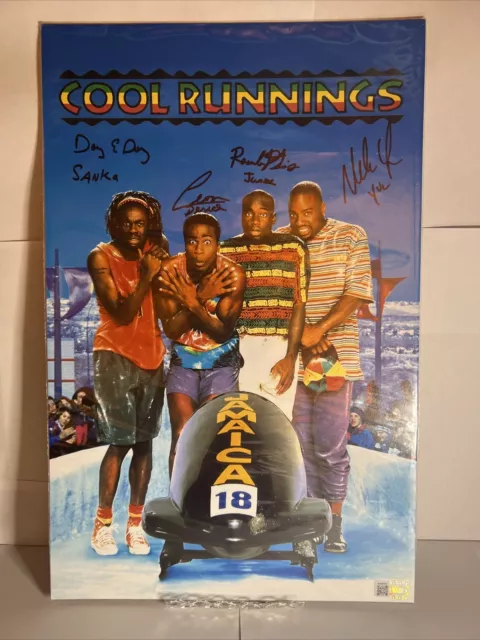 Cool Runnings Cast Signed 11x17 Signed Photo With Picture Proof !