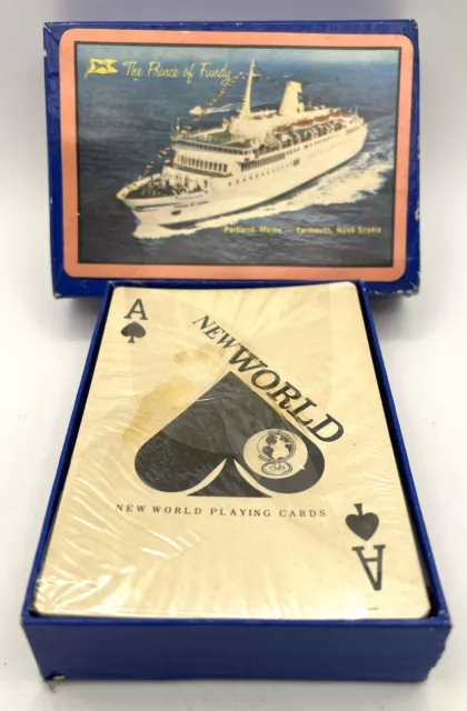 VTG The Prince of Fundy Souvenir Playing Cards w/Box