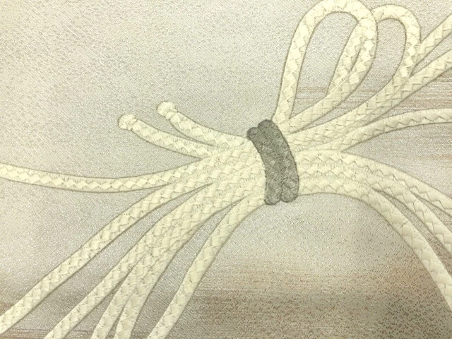 6538225: Japanese Kimono / Antique Nagoya Obi / Embroidery / Kumihimo Cord