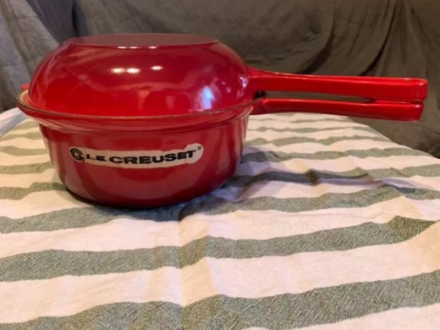 LE CREUSET 15.5 QT GOOSE Pot Cerise Cherry Red Classic Oval Dutch Oven  NewIn Box