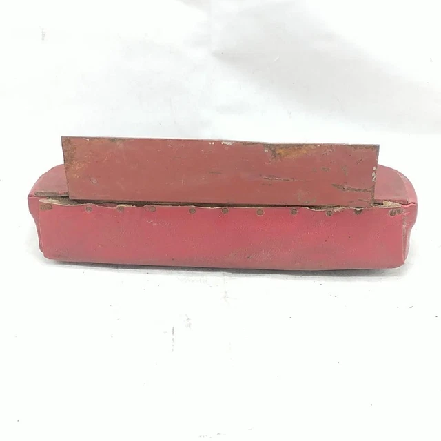Vintage Jaguar MKVII Mark 7 Dark Red Leather Interior Door Arm Rest England LH 2