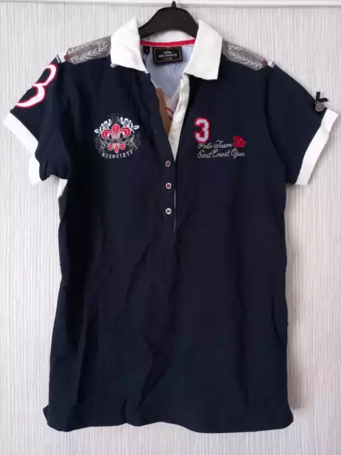 HV Polo Ladies Bannister Polo Shirt Size M UK 12 DH015 CC 08