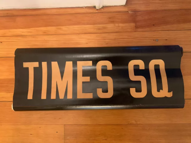 Nyc Subway Roll Sign Ny Times Square Broadway 7Th Avenue Midtown Manhattan Art