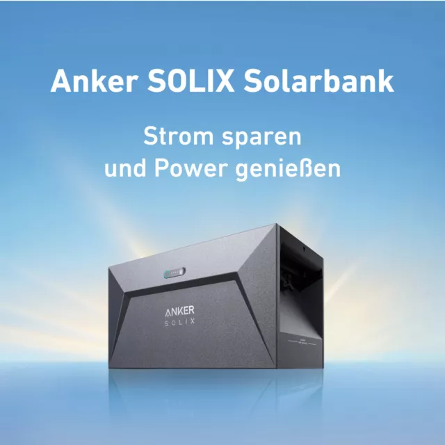 Anker SOLIX Solarbank E1600 Solarspeicher für Balkonkraftwerk