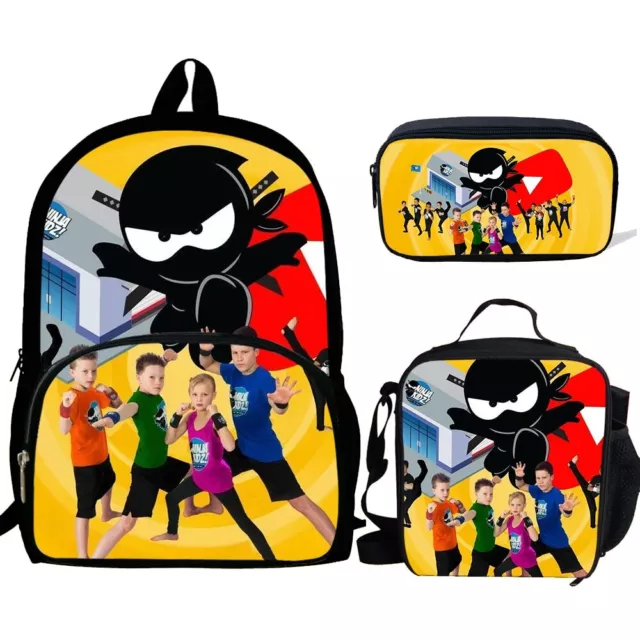 3 pz/set zaino NINJA KIDZ zaino borse a tracolla zaino scuola Natale