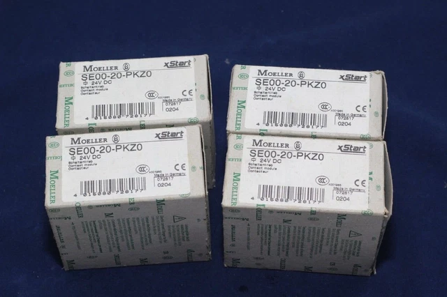 4x MOELLER Schütz, Schaltantrieb SE00-20-PKZ0  Spule 24V DC
