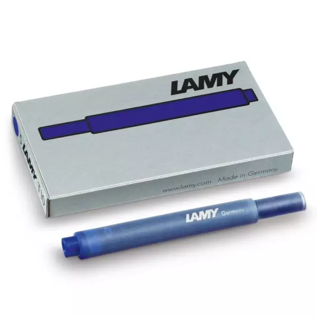 Lamy Tintenpatrone T10 ORGINAL passend für versch.Lamy- Füller, löschbar, blau